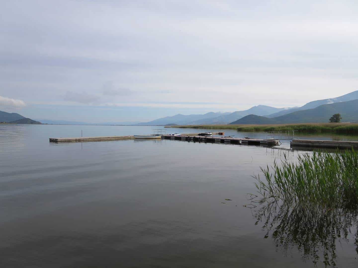 View of Little Prespa Lake from Mikrolimni